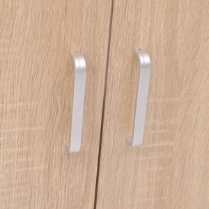 Set mobilier baie format din 3 piese cu chiuvetă inclusă, Bej - Img 3