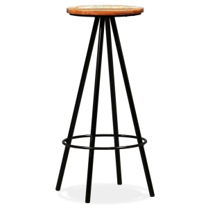 Set mobilier bar 7 piese lemn masiv de acacia și lemn reciclat - Img 3