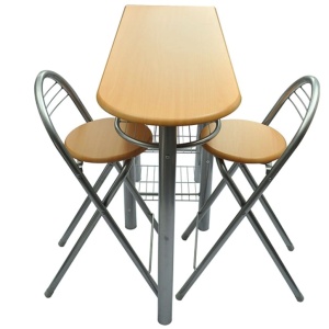 Set mobilier bar din lemn - Img 4