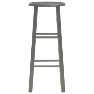 Set mobilier de bar, 3 piese, antracit, lemn și oțel - Img 6