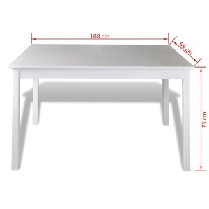 Set mobilier de bucătărie, 5 piese, alb - Img 5