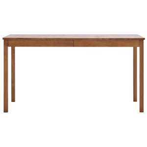 Set mobilier de bucătărie, 7 piese, maro miere, lemn de pin - Img 4