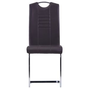 Set mobilier de bucătărie, 7 piese, maro, piele ecologică - Img 6