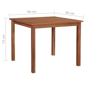 Set mobilier de exterior, 5 piese, negru și maro, poliratan - Img 5