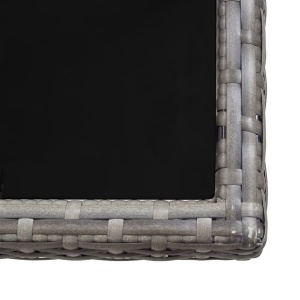 Set mobilier de exterior cu perne 17 piese antracit poliratan - Img 5