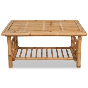 Set mobilier de grădină cu perne, 4 piese, bambus - Img 9