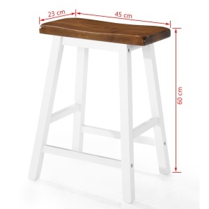 Set mobilier tip bar, masă și scaune, 3 piese, lemn masiv - Img 11