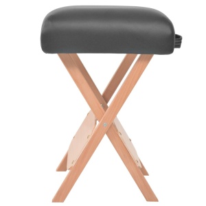 Set taburet și masă de masaj pliabilă in 3 zone, grosime 10 cm, negru - Img 8
