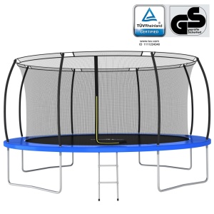Set trambulină rotundă, 460 x 80 cm, 150 kg - Img 2