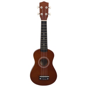 Set ukulele soprano, cu husă, pentru copii, 21", lemn - Img 5