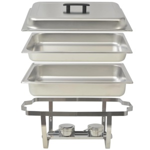 Set vase incălzire mâncare, 4 piese, oțel inoxidabil - Img 8