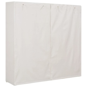 Șifonier, alb, 173x40x170 cm, material textil - Img 3