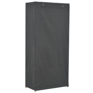 Șifonier, gri, 79 x 40 x 170 cm, material textil - Img 4