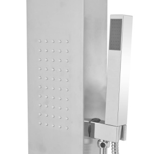 Sistem panel de duș, pătrat, oțel inoxidabil - Img 6