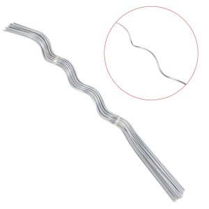 Spirale pentru suport plante, 50 buc, 110 cm, oțel galvanizat - Img 2