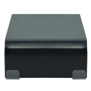 Stativ TV/Suport monitor, sticlă, 40 x 25 x 11 cm, negru - Img 3