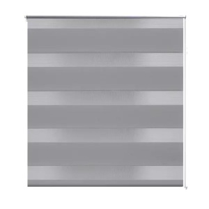 Stor Zebra 40 x 100 cm Gri - Img 2