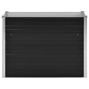Strat inălțat de grădină antracit 100x40x77 cm oțel galvanizat - Img 4
