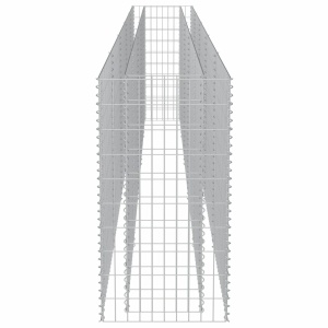 Strat inălțat gabion, 450 x 50 x 100 cm, oțel galvanizat - Img 5