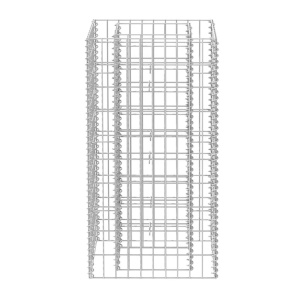 Strat inălțat gabion, 50 x 50 x 100 cm, oțel - Img 4