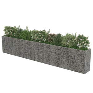 Strat inălțat gabion, 540 x 50 x 100 cm, oțel galvanizat - Img 3
