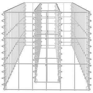 Strat inălțat gabion, 90 x 30 x 30 cm, oțel galvanizat - Img 7