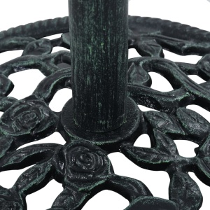 Suport de umbrelă, verde, 9 kg, fontă, 40 cm - Img 4