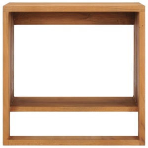 Suport prosoape de perete, 35 x 20 x 35 cm, lemn masiv de tec - Img 2