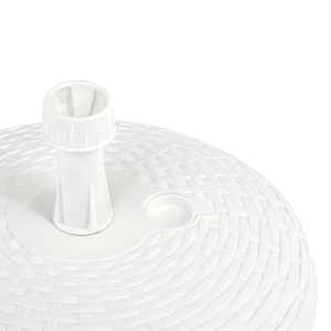 Suport umbrelă, alb, 20 L, plastic, umplere cu nisip/apă - Img 6