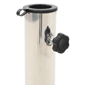 Suport umbrelă de soare, negru, granit, 25 kg, dreptunghiular - Img 3