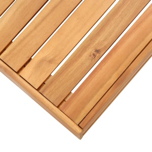 Taburet modular cu pernă, 1 buc., lemn masiv de acacia - Img 5
