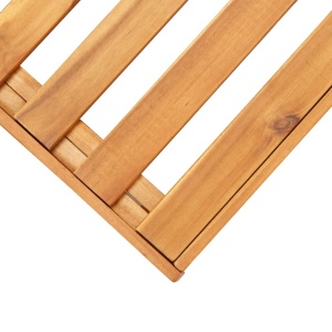 Taburet modular cu pernă, 1 buc., lemn masiv de acacia - Img 6