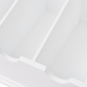 Tavă pentru tacâmuri in stil baroc, MDF, Alb - Img 5