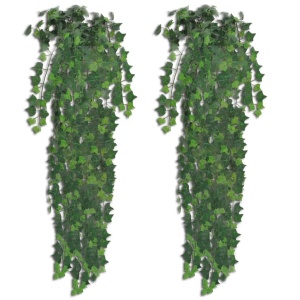 Tufișuri de iederă artificială, 4 buc., verde, 90 cm - Img 2