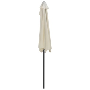 Umbrelă de soare pentru balcon tijă aluminiu nisipiu 270x135cm - Img 8