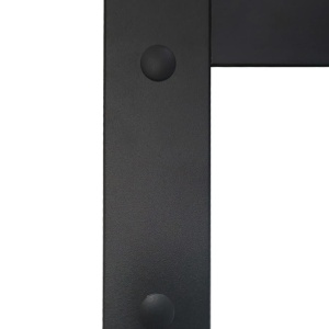Ușă glisantă aluminiu și sticlă ESG 76x205 cm negru - Img 5