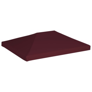 Acoperiș pentru pavilion, 310 g/m², roșu bordo, 3 x 4 m - Img 4