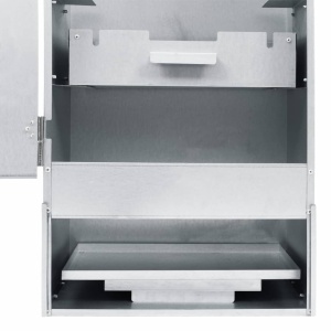 Afumătoare cuptor grătar cu 1 kg peleți lemn, 44,5x29x124 cm - Img 7