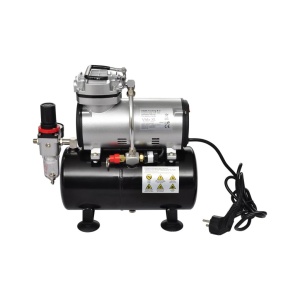 Airbrush Set compresor aerograf cu 2 pistoale - Img 7