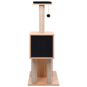 Ansamblu pentru pisici, covoraș din funie de sisal, 104 cm - Img 5
