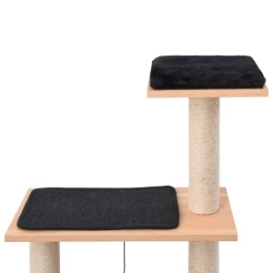 Ansamblu pentru pisici, covoraș din funie de sisal, 123 cm - Img 5