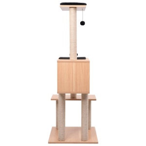 Ansamblu pentru pisici, covoraș din funie de sisal, 129 cm - Img 8