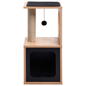 Ansamblu pentru pisici, covoraș din funie de sisal, 60 cm - Img 3
