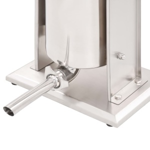 Aparat de umplut cârnați manual, argintiu, 10L, oțel inoxidabil - Img 5