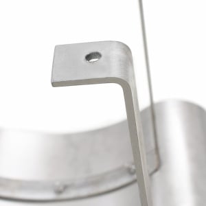 Apărătoare de horn, oțel inoxidabil, argintiu - Img 5