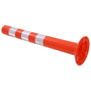 Baliză control trafic, 2 buc., plastic, 75 cm - Img 3
