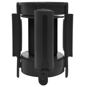 Barieră bandă retractabilă, negru, 200 cm - Img 3