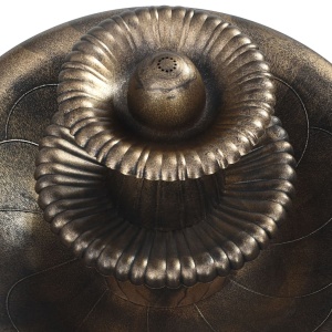 Bazin pentru păsări cu fântână, bronz, 50 x 91 cm, plastic - Img 4