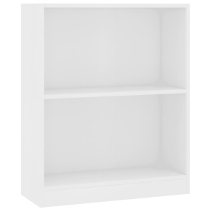Bibliotecă, alb, 60 x 24 x 74,5 cm, PAL - Img 2