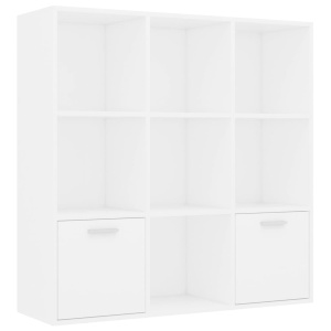 Bibliotecă, alb, 98 x 30 x 98 cm, PAL - Img 2